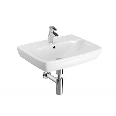 Umywalka 60x46 cm prostokątna ścienna biała 500300017 Geberit Selnova Square