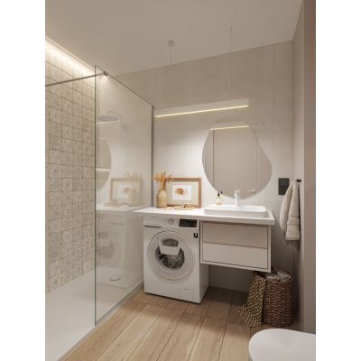 Umywalka 55x45 cm prostokątna wpuszczana biała 500740012 Geberit Variform