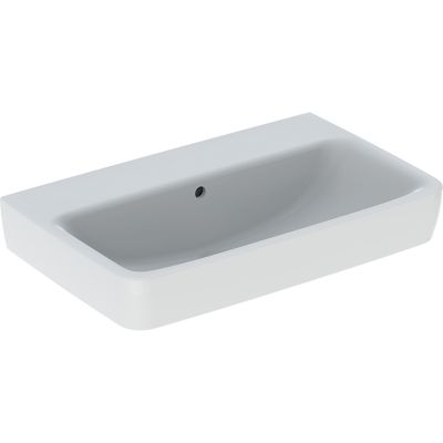 Umywalka 65x40 cm prostokątna ścienna-nablatowa biała 501892007 Geberit Selnova Compact
