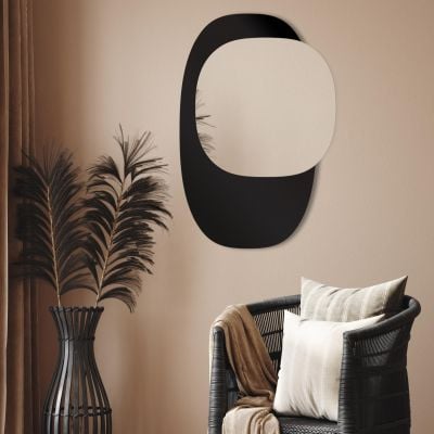 Lustro 60x110 cm czarny-srebrny TOSGUS2BLACK60x110 Guarda Gusto no. 2