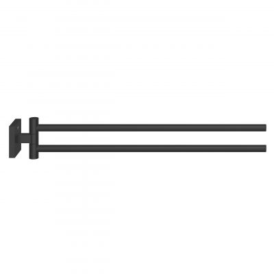 Wieszak na ręcznik czarny 409762430 Grohe Start Cube