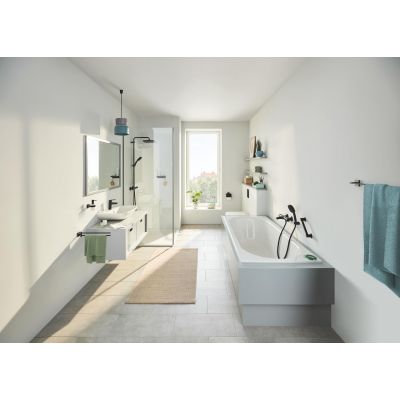 Wieszak na ręcznik czarny 409762430 Grohe Start Cube