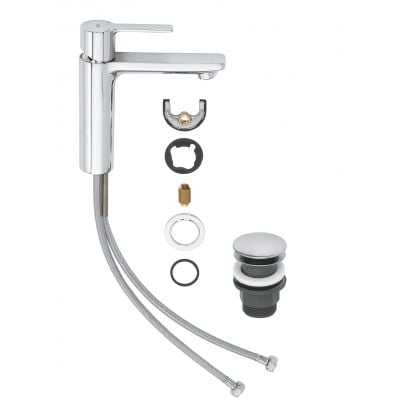 Bateria umywalkowa stojąca starlight chrome 23106001 Grohe Lineare