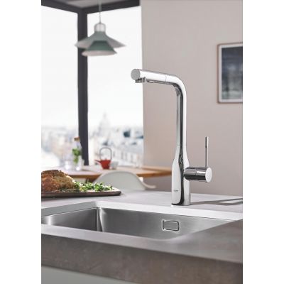 Bateria kuchenna stojąca starlight chrome 30270000 Grohe Essence
