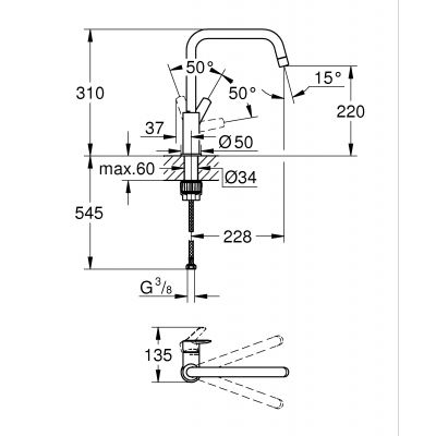 Zestaw Grohe 1021652430, 304702430, 31641AP0