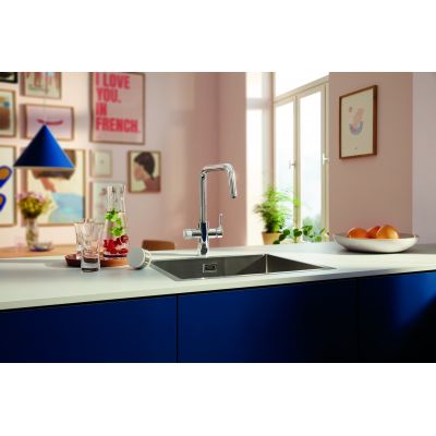 Bateria do filtra wody stojąca starlight chrome 30595000 Grohe Blue