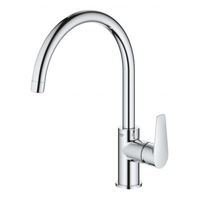 Bateria kuchenna stojąca starlight chrome 31367001 Grohe BauEdge