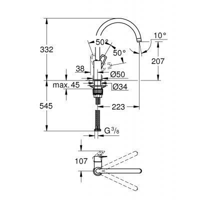 Zestaw Grohe 31368001, 31726SD0