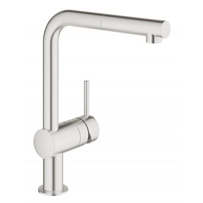 Bateria kuchenna stojąca supersteel 32168DC0 Grohe Minta