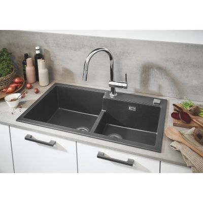 Bateria kuchenna stojąca starlight chrome 32321002 Grohe Minta
