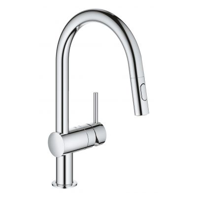 Bateria kuchenna stojąca starlight chrome 32321002 Grohe Minta