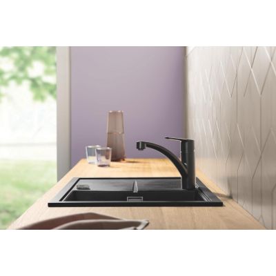 Bateria kuchenna stojąca czarna 324412432 Grohe Start