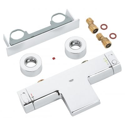 Bateria wannowo-prysznicowa ścienna termostatyczna starlight chrome 34464001 Grohe Grohtherm 2000