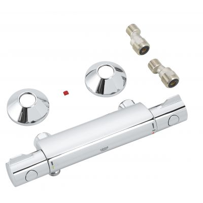 Bateria prysznicowa ścienna termostatyczna starlight chrome 34558000 Grohe Grohtherm 800