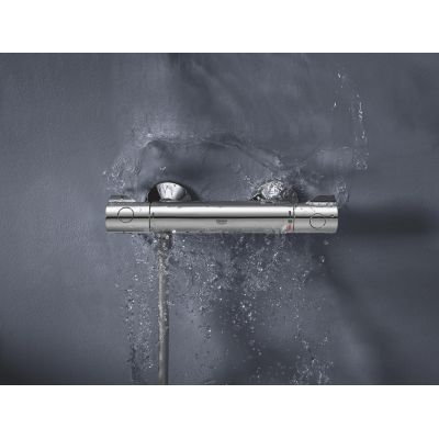 Bateria prysznicowa ścienna termostatyczna starlight chrome 34558000 Grohe Grohtherm 800