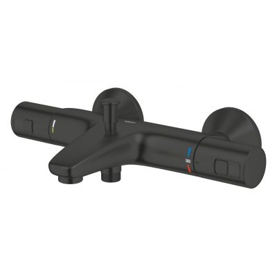 Bateria wannowo-prysznicowa ścienna termostatyczna czarna 345982430 Grohe Precision