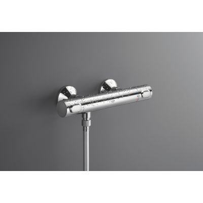 Bateria prysznicowa ścienna z termostatem chrom 34840000 Grohe Precision