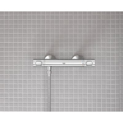 Bateria prysznicowa ścienna z termostatem chrom 34840000 Grohe Precision