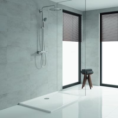 Zestaw prysznicowy ścienny termostatyczny z deszczownicą starlight chrome 26403001 Grohe Vitalio Joy