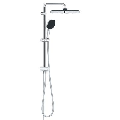 Zestaw prysznicowy ścienny z deszczownicą starlight chrome 26698001 Grohe Vitalio Comfort