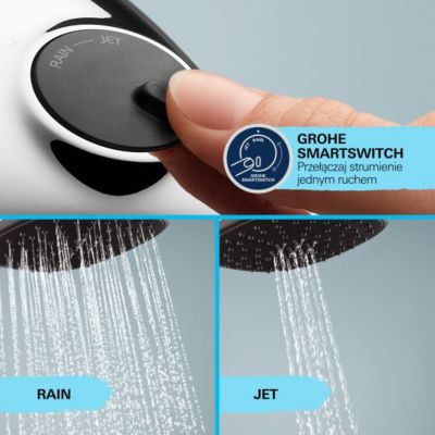 Zestaw prysznicowy ścienny chrom 26951001 Grohe Vitalio Start