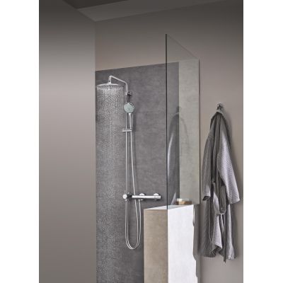 Zestaw prysznicowy ścienny z deszczownicą starlight chrome 27421002 Grohe Euphoria