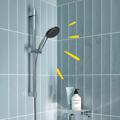 Zestaw prysznicowy ścienny starlight chrome 2794810E Grohe Vitalio Start