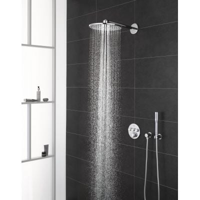 Zestaw prysznicowy podtynkowy termostatyczny z deszczownicą starlight chrome 34705000 Grohe Grohtherm SmartControl