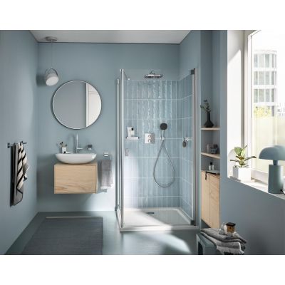 Zestaw prysznicowy podtynkowy termostatyczny z deszczownicą starlight chrome 34882000 Grohe Vitalio Comfort