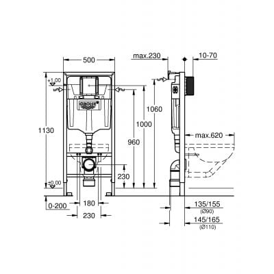 Zestaw Grohe 38539001, 38732SH0