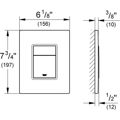 Przycisk spłukujący 38732GL0 Grohe Skate