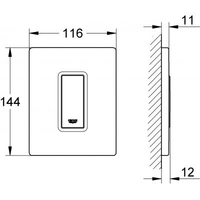 Przycisk spłukujący 38784P00 Grohe Skate
