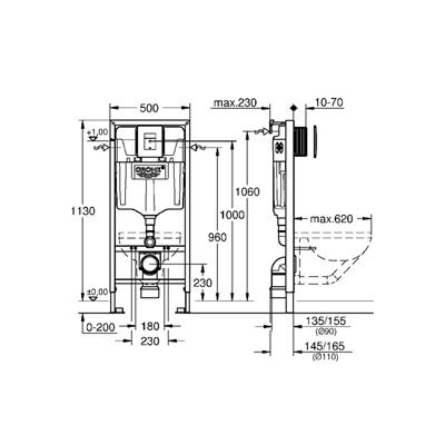 Zestaw Grohe 38827000 + Oltens 45103000 + Oltens 42502000