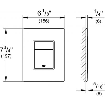 Przycisk spłukujący 38845MF0 Grohe Skate