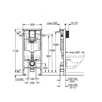 Stelaż podtynkowy 39069000 Grohe Solido
