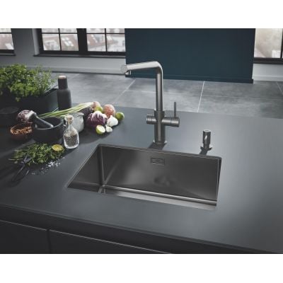 Zlewozmywak stalowy 55x45 cm grafit 31574AL1 Grohe K700U