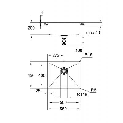 Zestaw Grohe 30270GN0, 31574GN1