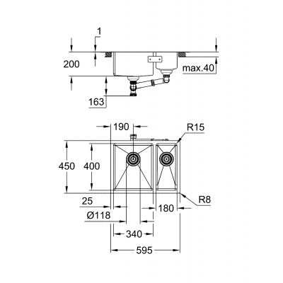 Zestaw Grohe 31577SD1 + Oltens 35205800