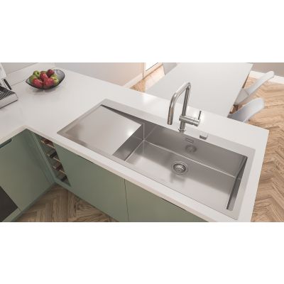 Zlewozmywak stalowy 116x52 cm 31582SD1 Grohe K1000