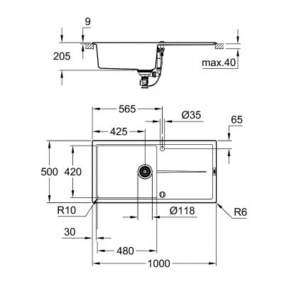 Zestaw Grohe 1021652430, 304702430, 31641AP0