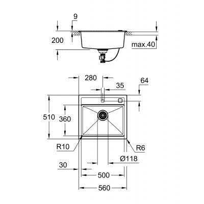 Zestaw Grohe 31483DC2 + Grohe 31651AP0
