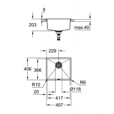 Zestaw Grohe 30270DC0, 31653AP0, 40535DC0