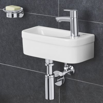 Umywalka 37x18 cm półokrągła ścienna biała 39327000 Grohe Euro Ceramic