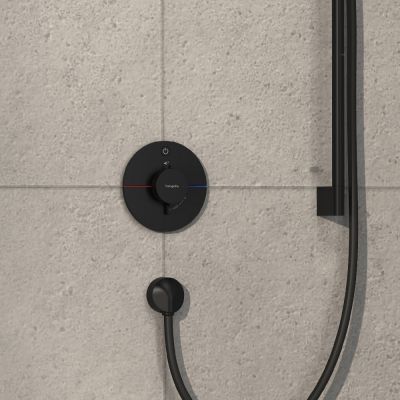 Hansgrohe ShowerSelect Comfort S 15553670 bateria prysznicowa podtynkowa podtynkowa czarny