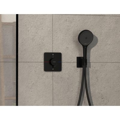Bateria wannowo-prysznicowa podtynkowa termostatyczna czarna 15583670 Hansgrohe ShowerSelect Comfort Q
