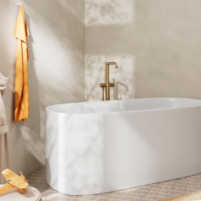 Hansgrohe Tecturis S bateria wannowo-prysznicowa wolnostojąca brąz szczotkowany 73440140