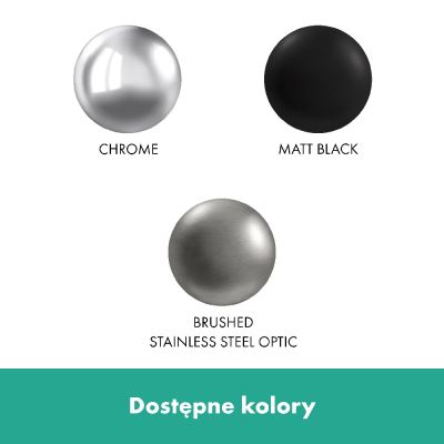 Bateria kuchenna z filtrem stojąca stal 76837800 Hansgrohe Aqittura M91