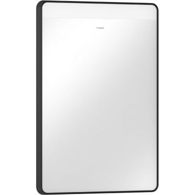Lustro 50x70 cm prostokątne z oświetleniem czarny 54956670 Hansgrohe Xarita Lite Q