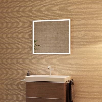 Lustro 80.6x70.6 cm prostokątne z oświetleniem biały 54996700 Hansgrohe Xarita E