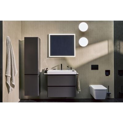 Lustro 80.6x70.6 cm prostokątne z oświetleniem biały 54996700 Hansgrohe Xarita E